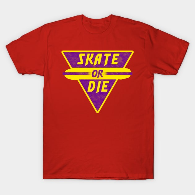 Skate or die skater skating shredding logo T-Shirt by Captain-Jackson